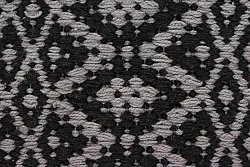 Flickenteppich - Lykke (grau/schwarz-grau)
