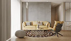 Rund Teppich - Marineo (braun)