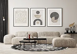 Rund Teppich - Marineo (grau)