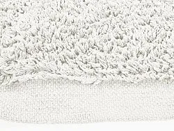Tapis rond - Alexa Natural Cotton Shaggy (blanc cassé)