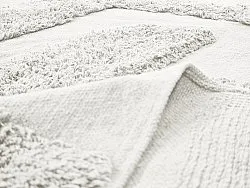 Tapis rond - Alexa Natural Cotton Shaggy (blanc cassé)