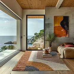 Tapis à poils longs - Alpe Natural Cotton Shaggy (multi)