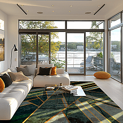 Tapis Wilton - Amasra (vert)