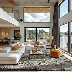 Wilton-Teppich - Amaya (braun)