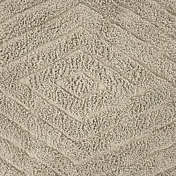 Runde Teppiche - Amberley Natural Cotton Shaggy (beige)