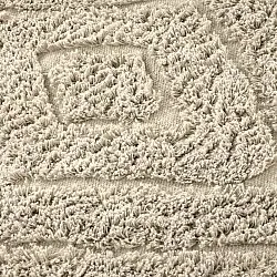 Runde Teppiche - Amberley Natural Cotton Shaggy (beige)