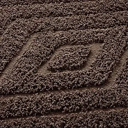 Runde Teppiche - Amberley Natural Cotton Shaggy (braun)