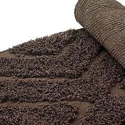 Hochflorteppiche - Amberley Natural Cotton Shaggy (braun)