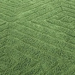 Hochflorteppiche - Amberley Natural Cotton Shaggy (grün)