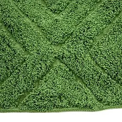 Runde Teppiche - Amberley Natural Cotton Shaggy (grün)