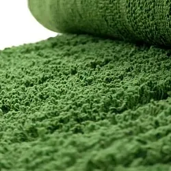 Runde Teppiche - Amberley Natural Cotton Shaggy (grün)