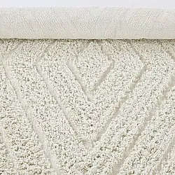 Runde Teppiche - Amberley Natural Cotton Shaggy (cremefarben)