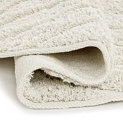 Runde Teppiche - Amberley Natural Cotton Shaggy (cremefarben)