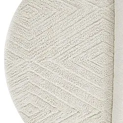 Runde Teppiche - Amberley Natural Cotton Shaggy (cremefarben)