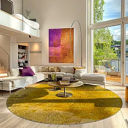 Rund Teppich - Arbus (gold)