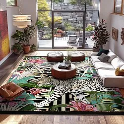 Wilton-Teppich - Panthera (mehrfarbig)