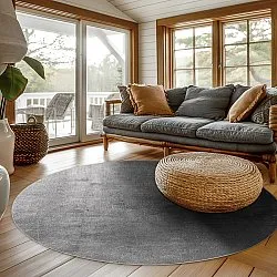 Rund Teppich - Artena (grau)