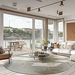 Rund Teppich - Aurelia (beige)