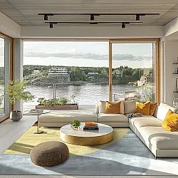 Wilton-Teppich - Barcelona (gelb)