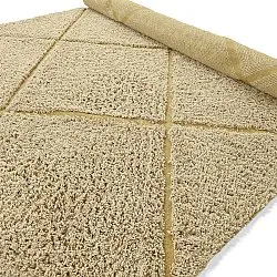Hochflorteppiche - Bellevue Natural Cotton Shaggy (beige/braun)