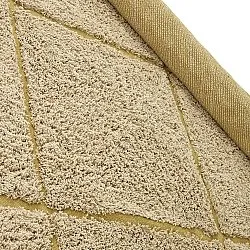 Hochflorteppiche - Bellevue Natural Cotton Shaggy (beige/braun)