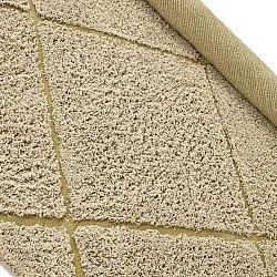 Runde Teppiche - Bellevue Natural Cotton Shaggy (beige/braun)