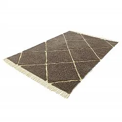 Hochflorteppiche - Bellevue Natural Cotton Shaggy (braun/gelb)