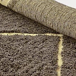 Hochflorteppiche - Bellevue Natural Cotton Shaggy (braun/gelb)