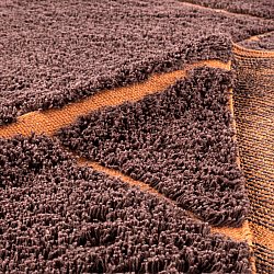 Tapis shaggy - Bellevue Natural Cotton Shaggy (rouge/orange)