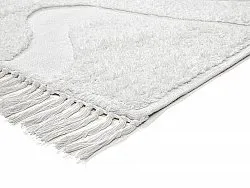 Tapis shaggy - Bonnie Natural Cotton Shaggy (blanc cassé)