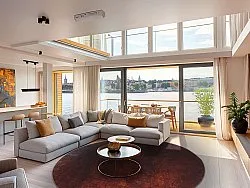 Rund Teppich - Bovera (rot)