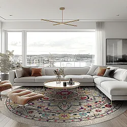 Rund Teppich - Castro (bunt)