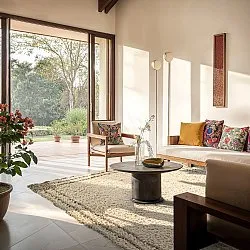 Hochflorteppiche - Cataya Natural Cotton Shaggy (beige/taupe)