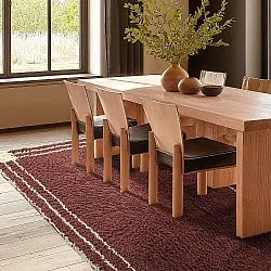 Hochflorteppiche - Cataya Natural Cotton Shaggy (braun/beige)