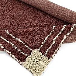 Hochflorteppiche - Cataya Natural Cotton Shaggy (braun/beige)