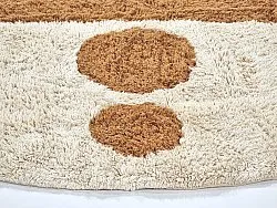Runde Teppiche - Cervia Natural Cotton Shaggy (beige)