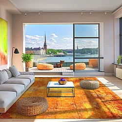 Wilton-Teppich - Cesano (orange)