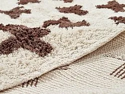 Runde Teppiche - Chesley Natural Cotton Shaggy (beige)