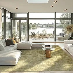 Wilton-Teppich - Chodos (gold)