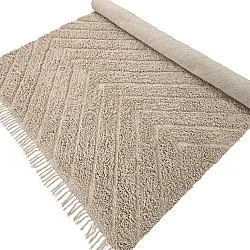 Hochflorteppiche - Conara Natural Cotton Shaggy (beige)