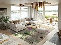 Wilton-Teppich - Dimos (beige/multi)