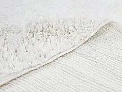 Runde Teppiche - Ebba Natural Cotton Shaggy (offwhite)