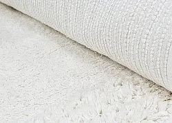 Runde Teppiche - Ebba Natural Cotton Shaggy (offwhite)