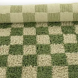 Hochflorteppiche - Elsey Natural Cotton Shaggy (grün/beige)