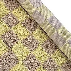 Hochflorteppiche - Elsey Natural Cotton Shaggy (gelb/beige)