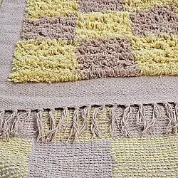 Hochflorteppiche - Elsey Natural Cotton Shaggy (gelb/beige)