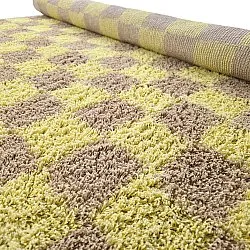 Hochflorteppiche - Elsey Natural Cotton Shaggy (gelb/beige)