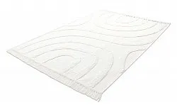 Hochflorteppiche - Emilia Natural Cotton Shaggy (offwhite)