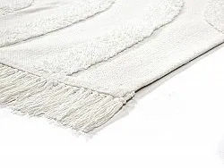 Hochflorteppiche - Emilia Natural Cotton Shaggy (offwhite)