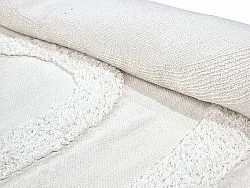 Hochflorteppiche - Emilia Natural Cotton Shaggy (offwhite)